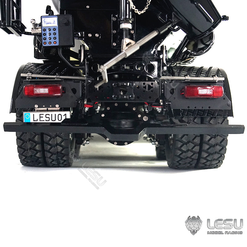 LESU 1/14 Scale 6x6 Metal RC Concrete Mixer Truck with Functional Lights, Sound System & Servo - Ready-to-Run Remote Control Construction Vehicle for Kids & Adults - Perfect for Construction Site Play, RC Hobby Collection & Birthday Gifts