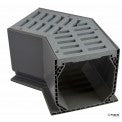 5300 Series 45 Degree Fabricated Elbow with Grate - Heavy Duty HVAC Duct Fitting for Commercial & Industrial Ventilation Systems