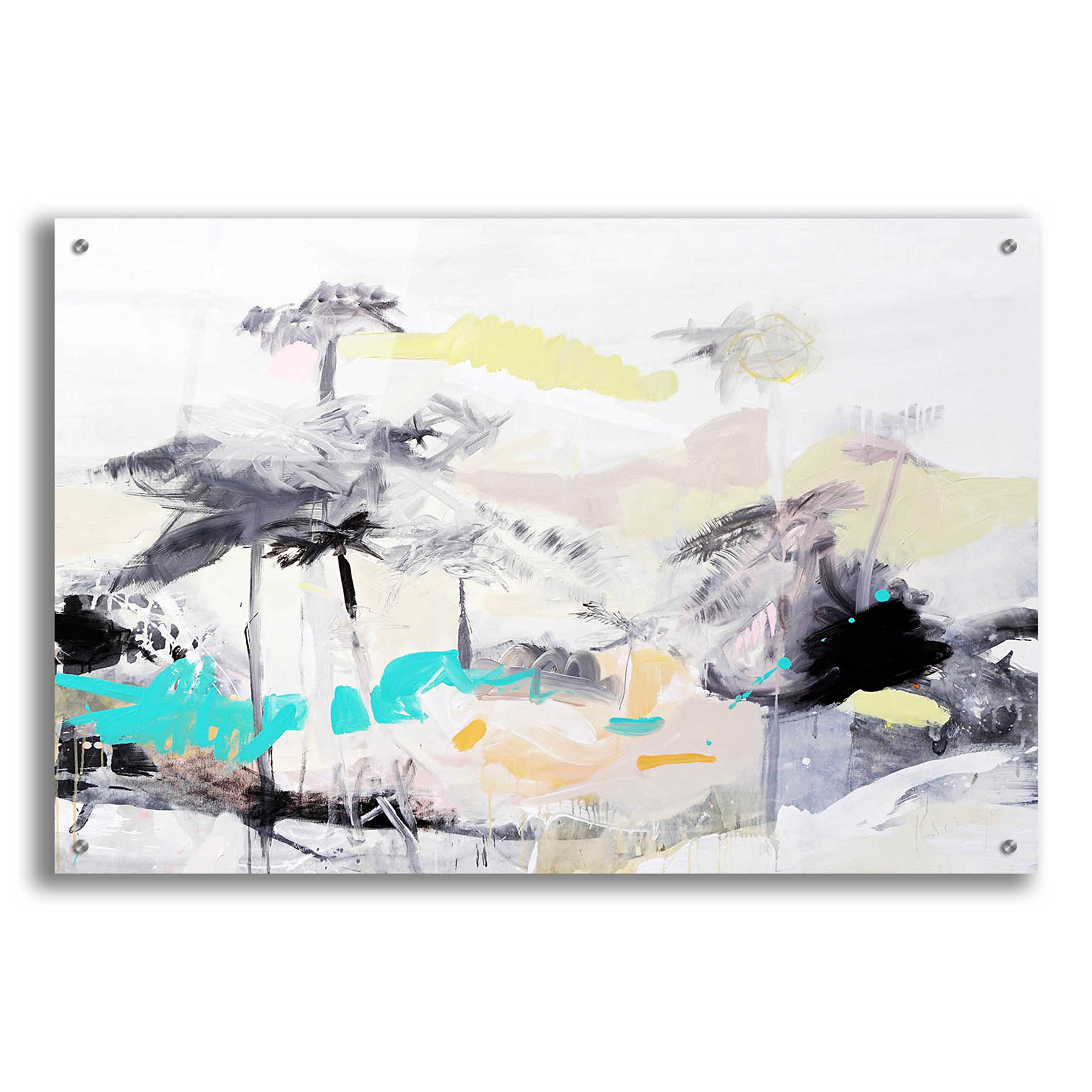 Epic Art 'Paraiso' by Alba Escayo - Vibrant Acrylic Glass Wall Painting 36