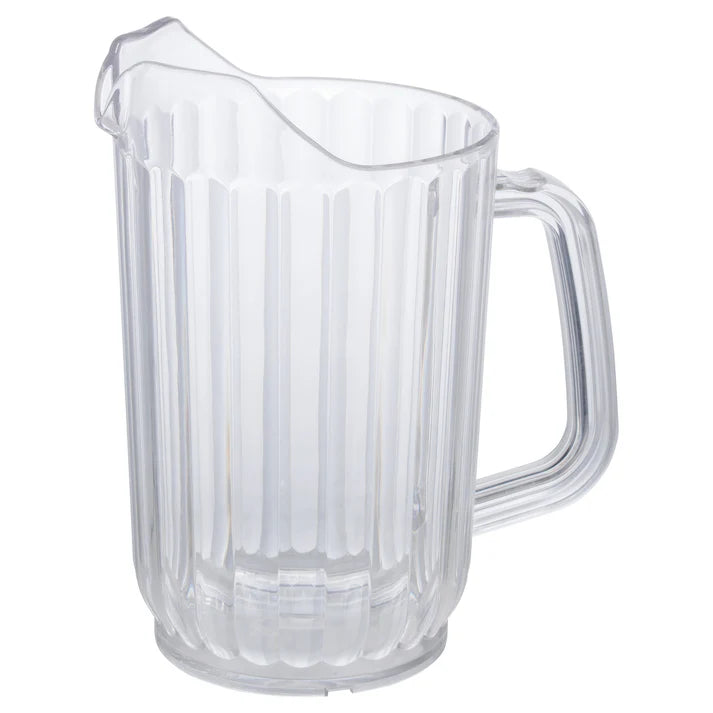 Winco 32 Oz Plastic Pitcher - BPA-Free, Durable & Clear for Iced Tea, Lemonade & Water - Perfect for Parties, Restaurants & Home Use
