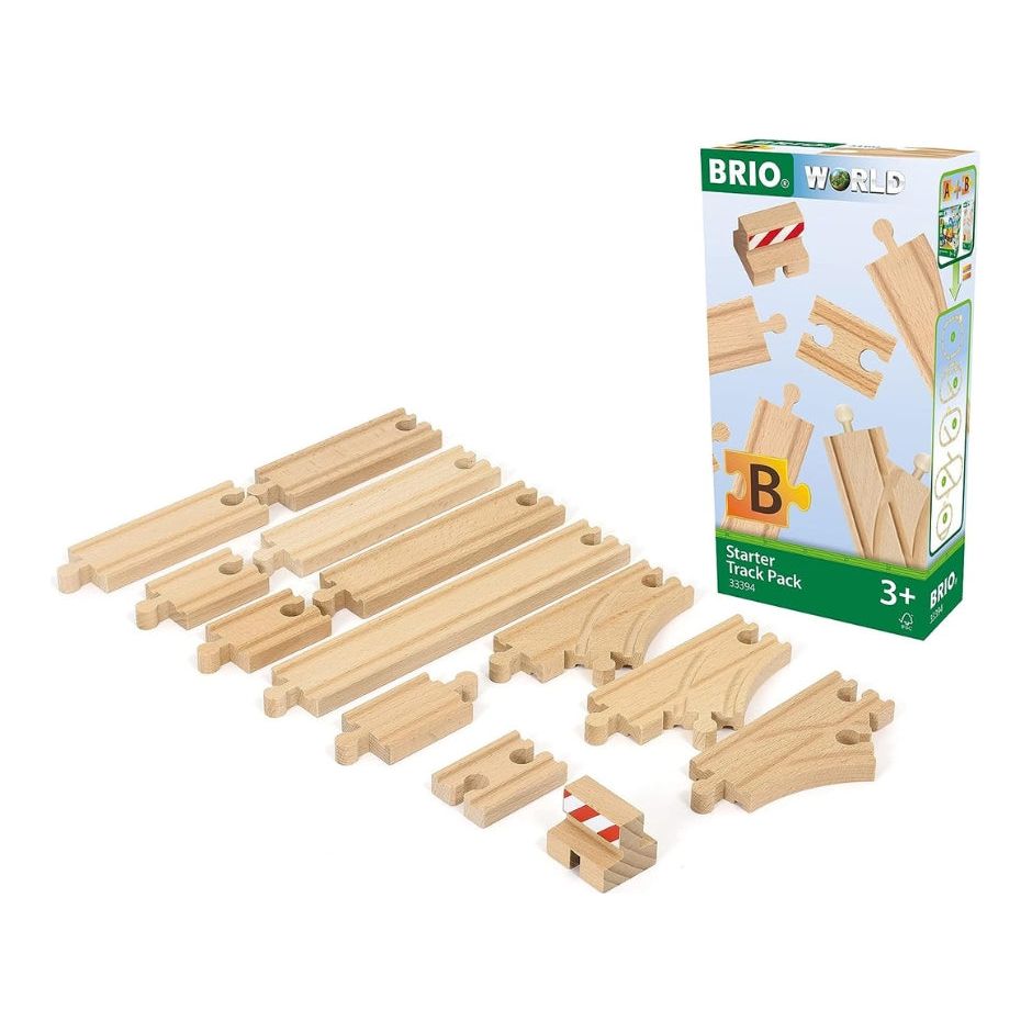 Brio Starter Train Set for Kids - Wooden Railway Toy with Tracks & Trains - Perfect for Toddlers & Preschoolers | Great for Imaginative Play & Early Learning Development