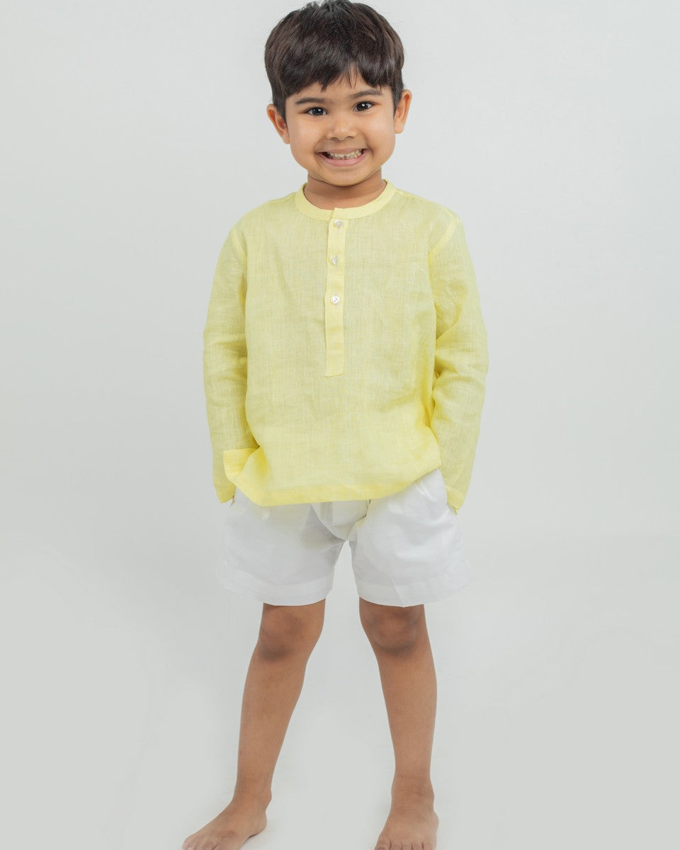 Pre-Order Now: Stylish Linen Kurta & Shorts Set for Men – Perfect for Summer Outfits, Casual Wear & Festive Occasions