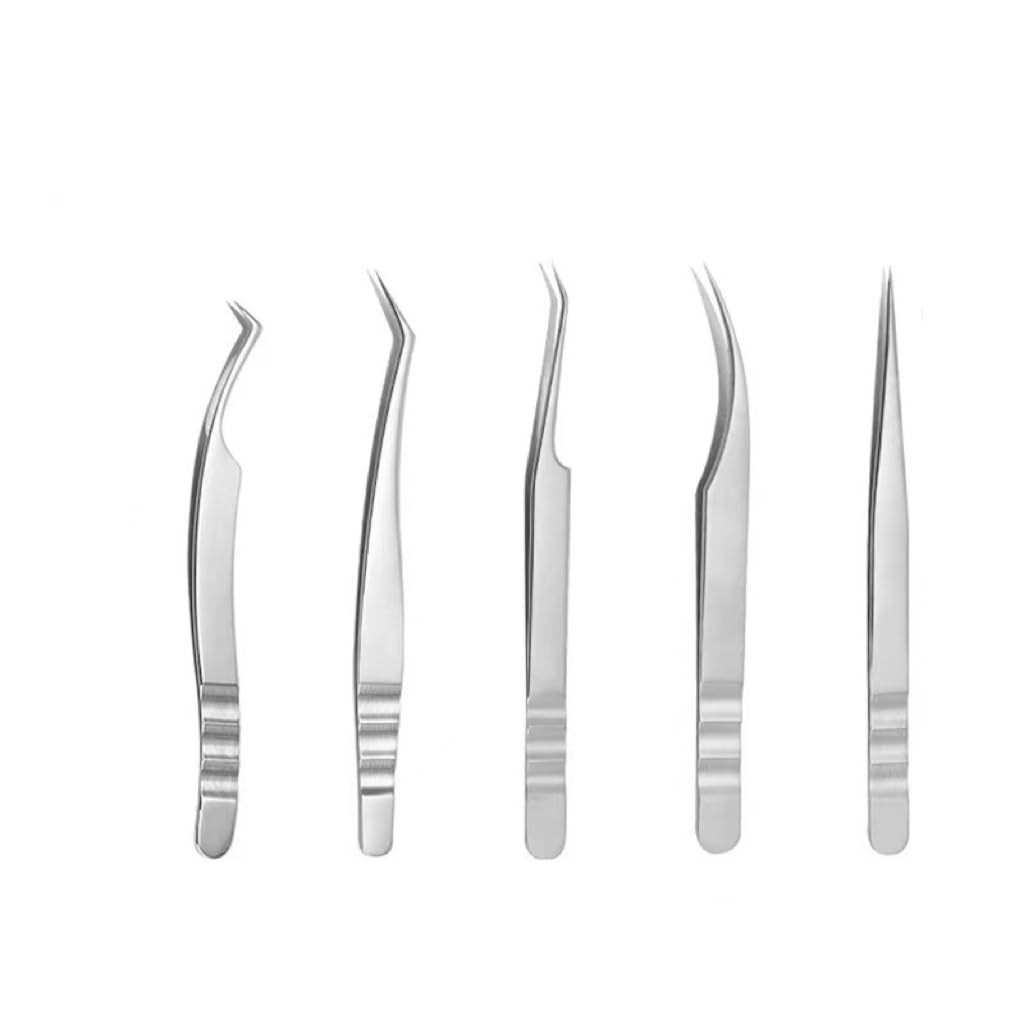 1Pcs Professional Eyelash Extension Tweezers - Volume Isolation & Precise Lash Clips with Nano Technology for Eyelash Blossoming & Grafting (UKR-05 Guifei Tweezers) - Perfect for Salon, Home Use & Professional Lash Artists