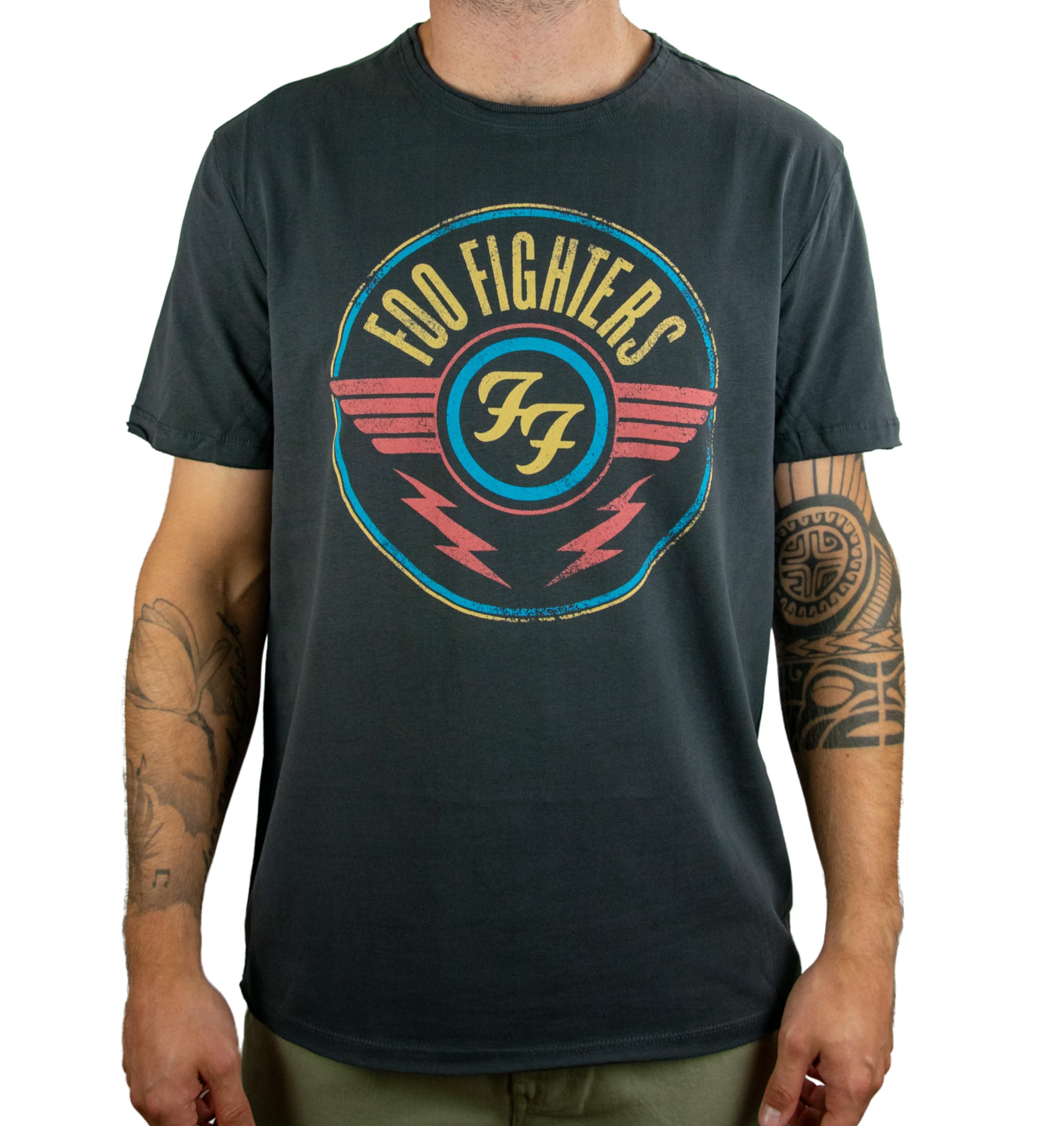 Foo Fighters FF Air Shirt - Men's Band Graphic Tee - Soft Cotton Vintage Rock T-Shirt - Perfect for Concerts, Gifts & Casual Wear