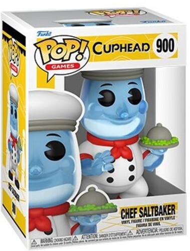 Cuphead S3 Chef Saltbaker #900 Action Figure - Collectible Video Game Merchandise for Fans and Gift Giving