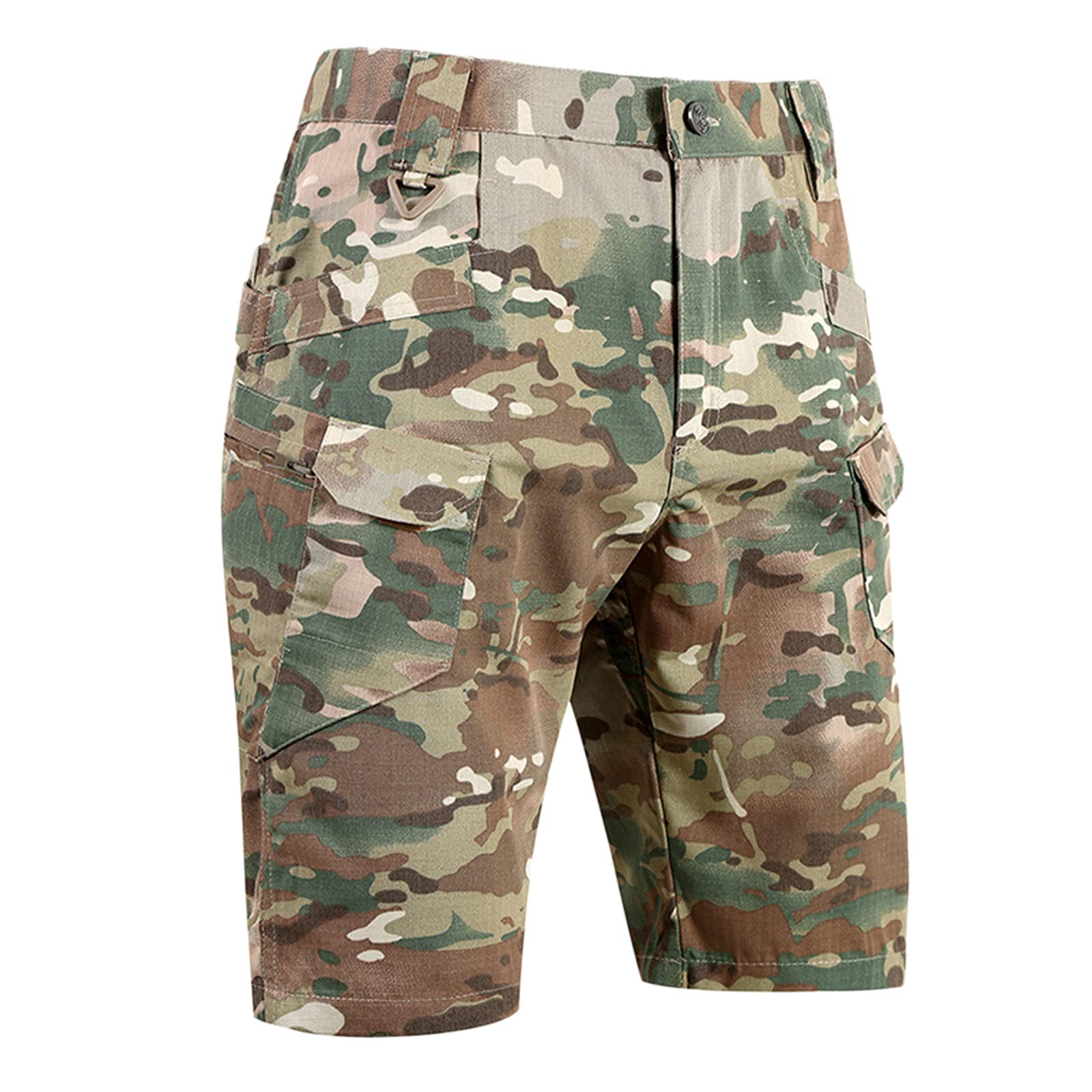 Waterproof Camouflage Men's Outdoor Shorts - Lightweight, Durable & Comfortable for Hiking, Fishing & Camping