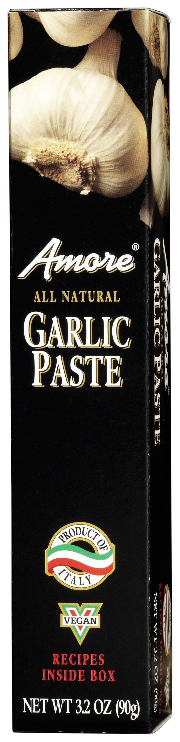 Amore Garlic Paste Tube, 12 Pack (3.15 Oz Each) – Premium Italian Garlic Puree for Cooking, Sauces & Marinades | Perfect for Pasta, Pizza & Italian Recipes