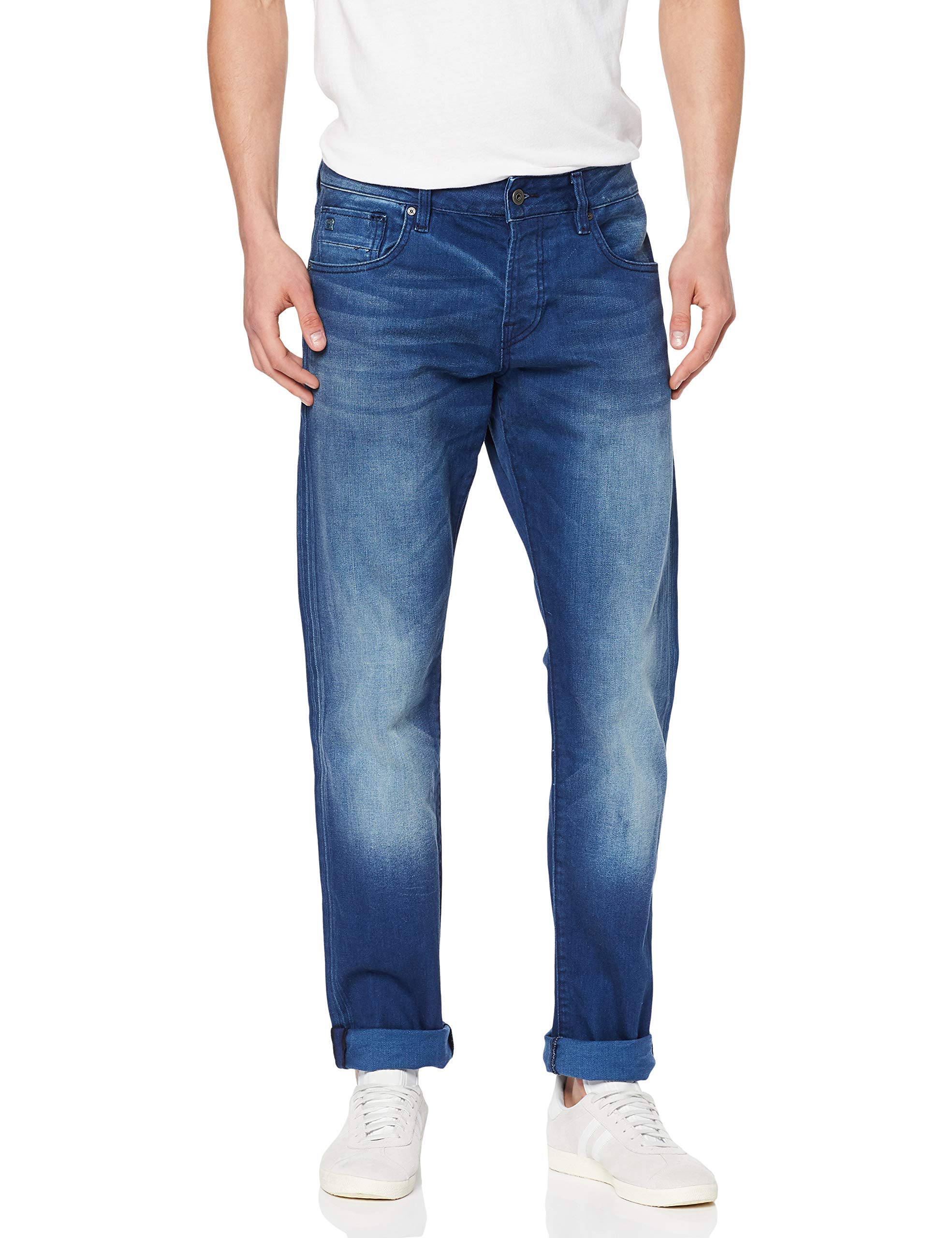 Scotch & Soda Ralston Winter Spirit Men's Jeans - Slim Fit 30x30 Dark Wash Denim Pants for Cold Weather | Casual Winter Outfits & Holiday Style
