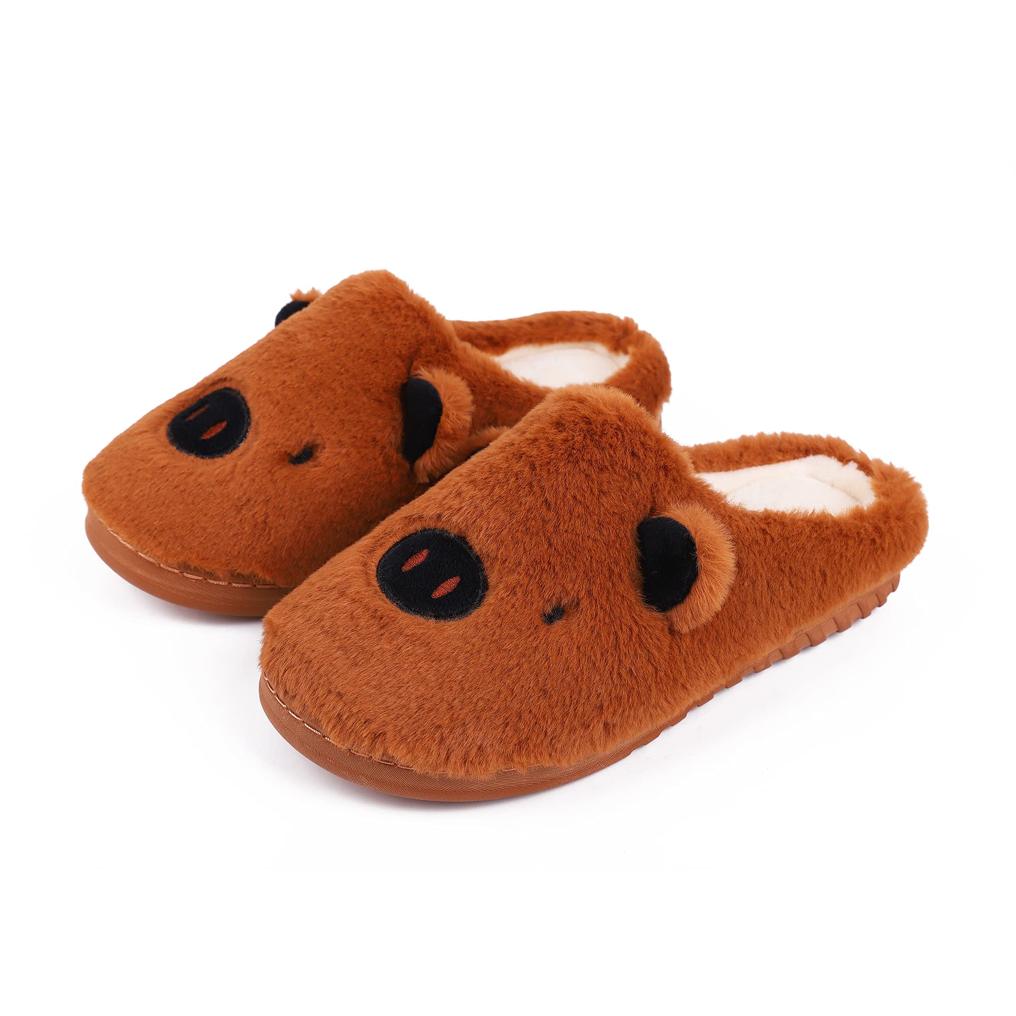 **Memory Foam Slippers for Women & Men - Cozy Animal House Shoes Indoor/Outdoor - Perfect for Couples, Home Comfort & Relaxation**