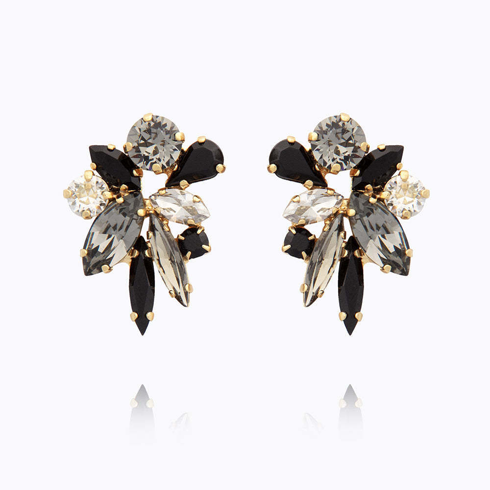 Stylish Black Talia Earcuffs Set - Trendy Gothic Ear Cuffs for Women, Perfect for Concerts, Parties & Everyday Fashion Accessories