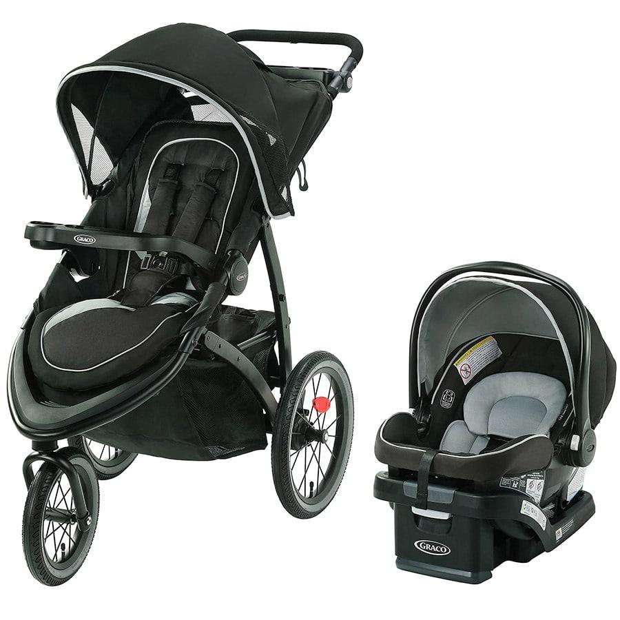 Graco FastAction Jogger LX Travel System - Lightweight Baby Stroller & Infant Car Seat Combo in Mansfield | Perfect for Jogging, Shopping & Family Outings