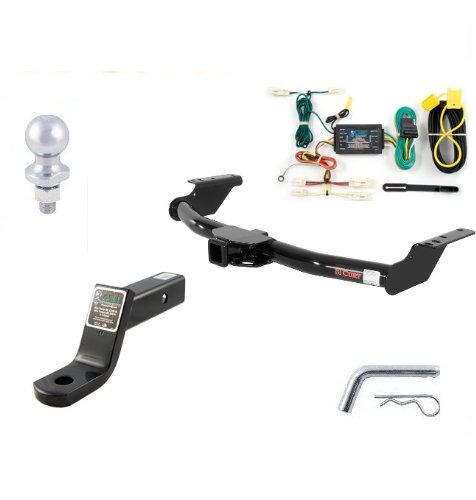 Curt 13367 55567 45050 40002 21500 Class 3 Trailer Hitch Tow Package for Toyota FJ Cruiser - Heavy Duty Towing Solution for Off-Road Adventures, Camping & Hauling