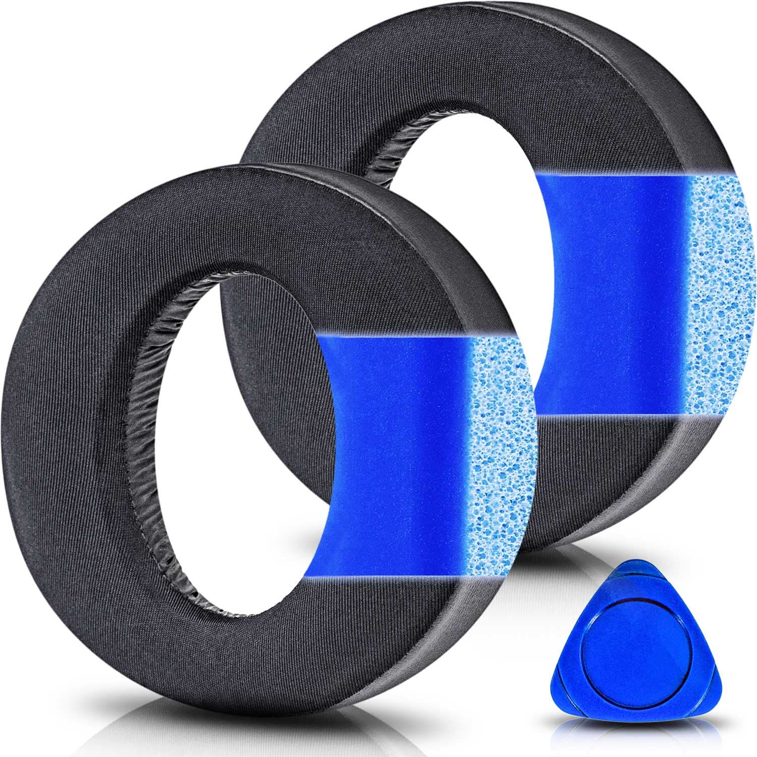 PS5 Pulse 3D Headset Replacement Ear Pads - Cooling Gel Earpads for Playstation 5 Headphones (Comfortable Gaming & Long Play Sessions)