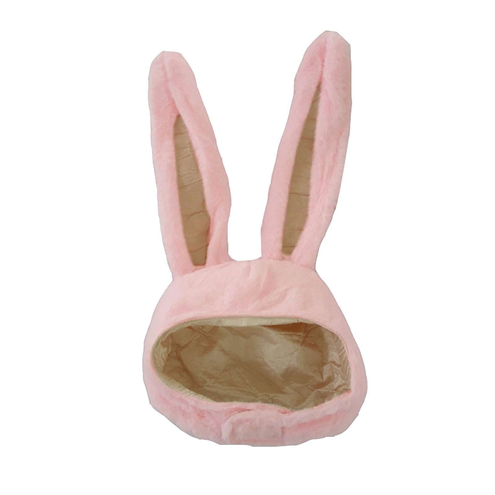 Women's Plush Bunny Ears Hooded Scarf - Soft Warm Winter Hat with Animal Ears for Costume Parties, Cosplay, Christmas & Halloween - Cozy Cute Headwear for Girls & Women