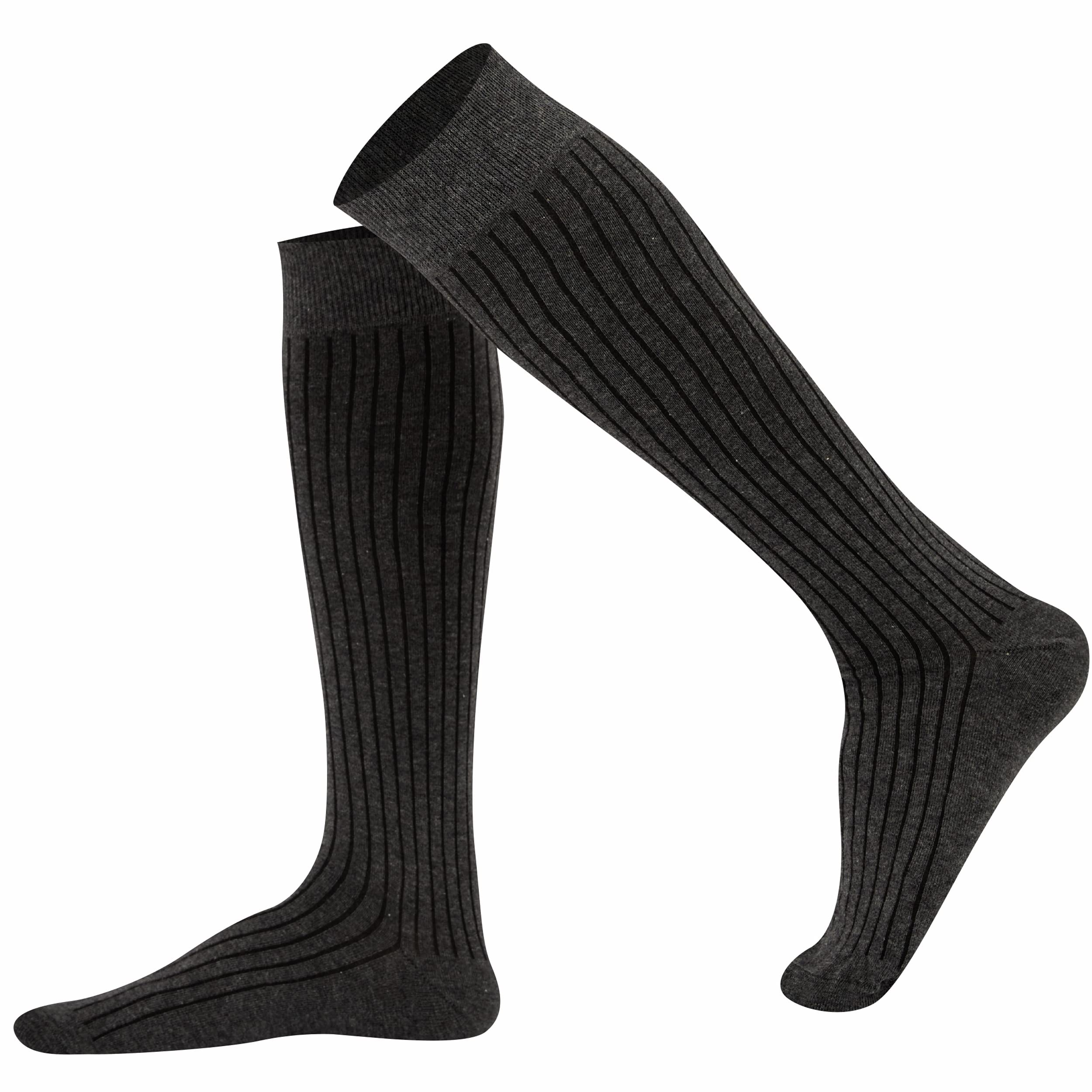 Comfortable Knee High Socks for Women & Men - Soft Combed Cotton, Seamless Toe Design - Tall Long Socks for Running, Hiking & Everyday Wear