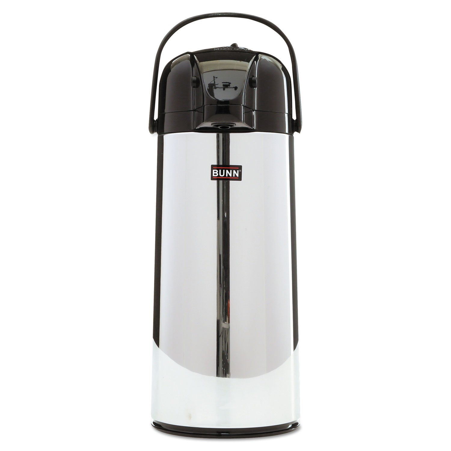 2.2 Liter Stainless Steel Push Button Airpot - Hot & Cold Beverage Dispenser for Coffee, Tea, and Water - Perfect for Office, Home, and Restaurant Use