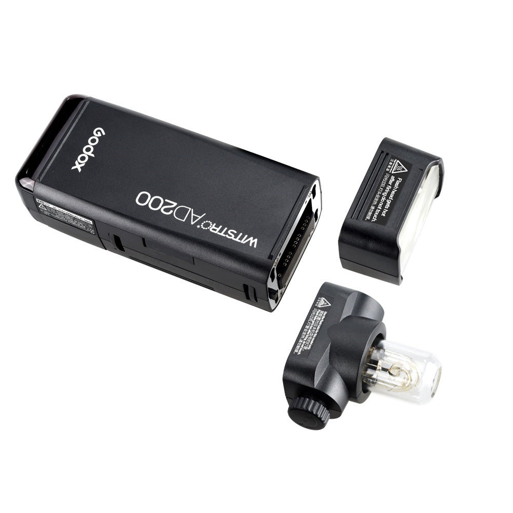 Godox AD200 TTL Pocket Flash Kit - Professional Portable Strobe Light for Photography - Perfect for Outdoor, Studio, and On-Location Shoots