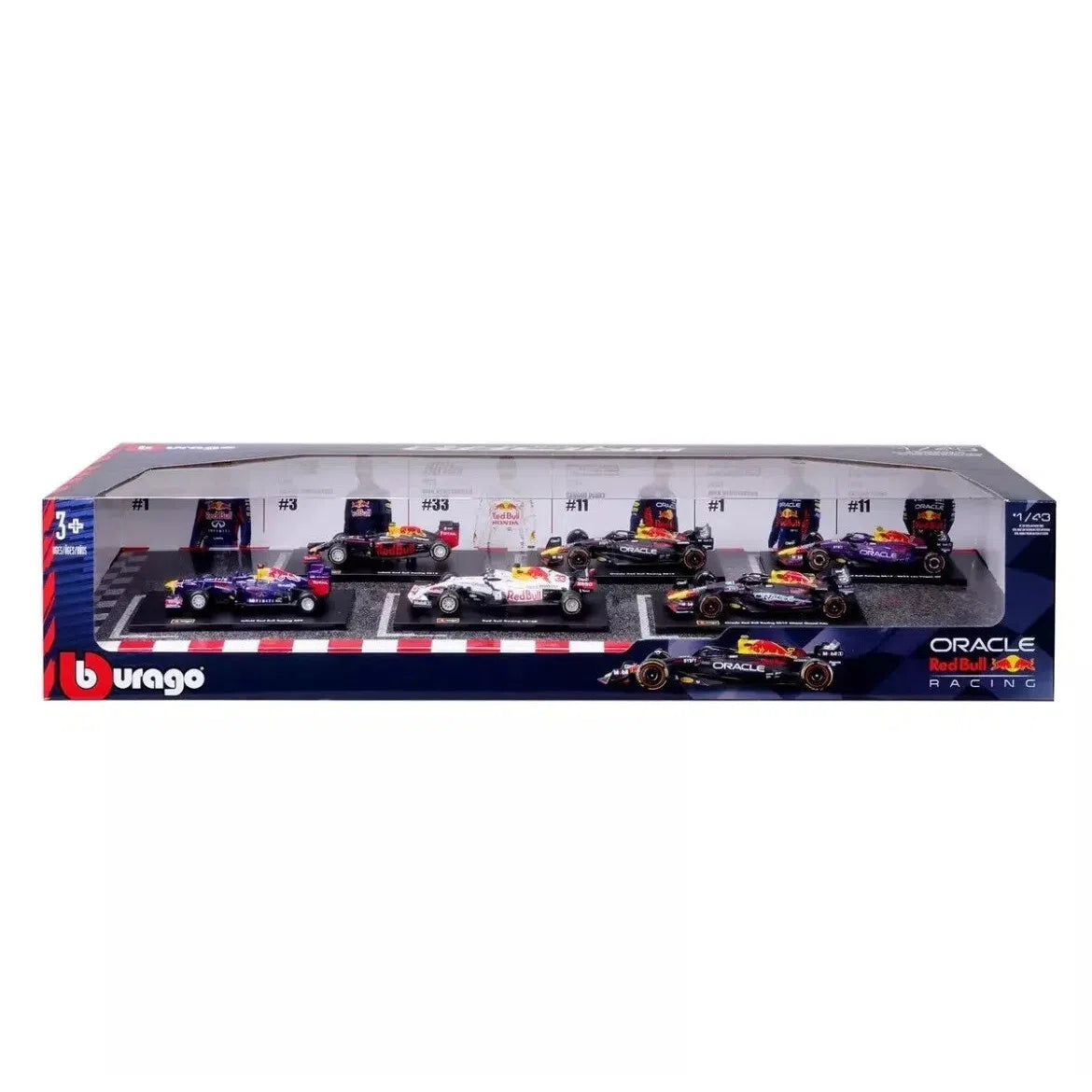 Bburago 1:43 Scale Formula 1 Racing Car Collection - 6 Pack Die-Cast Model Cars for F1 Fans | Perfect for Display, Collecting & Racing Enthusiasts
