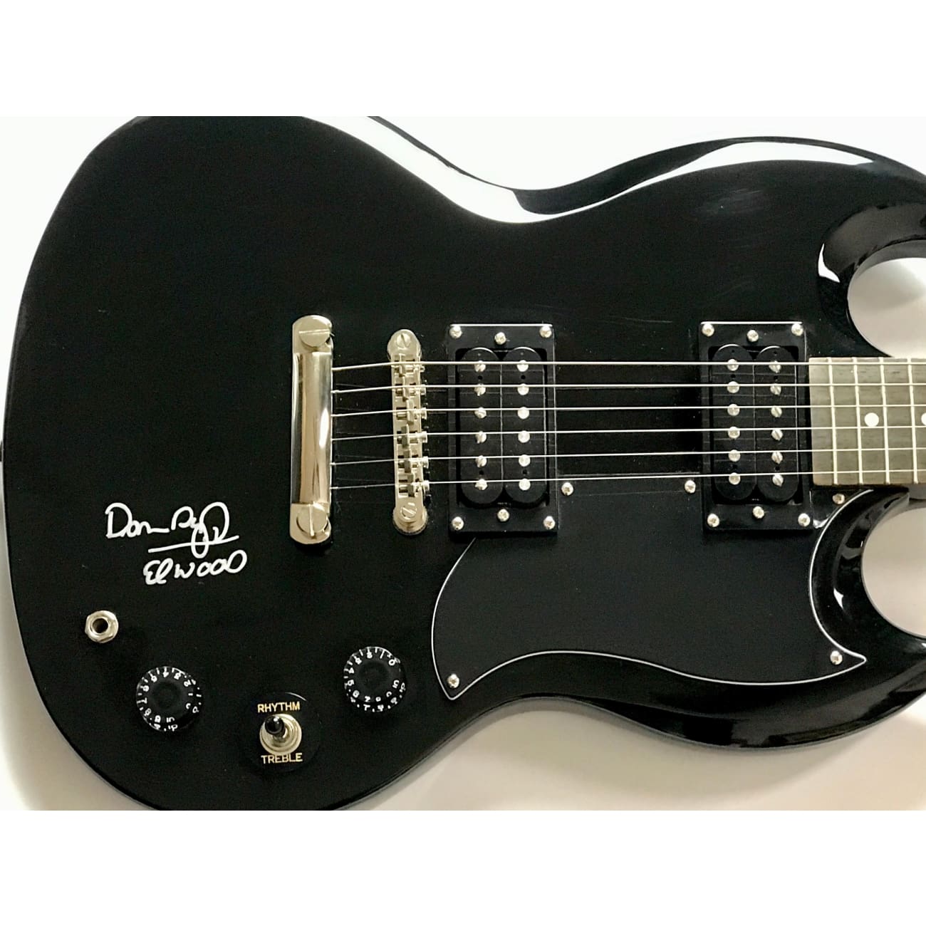 Authentic Dan Aykroyd Signed Blues Brothers Elwood Guitar with PSA COA - Perfect for Music Memorabilia Collectors & Movie Fans Display