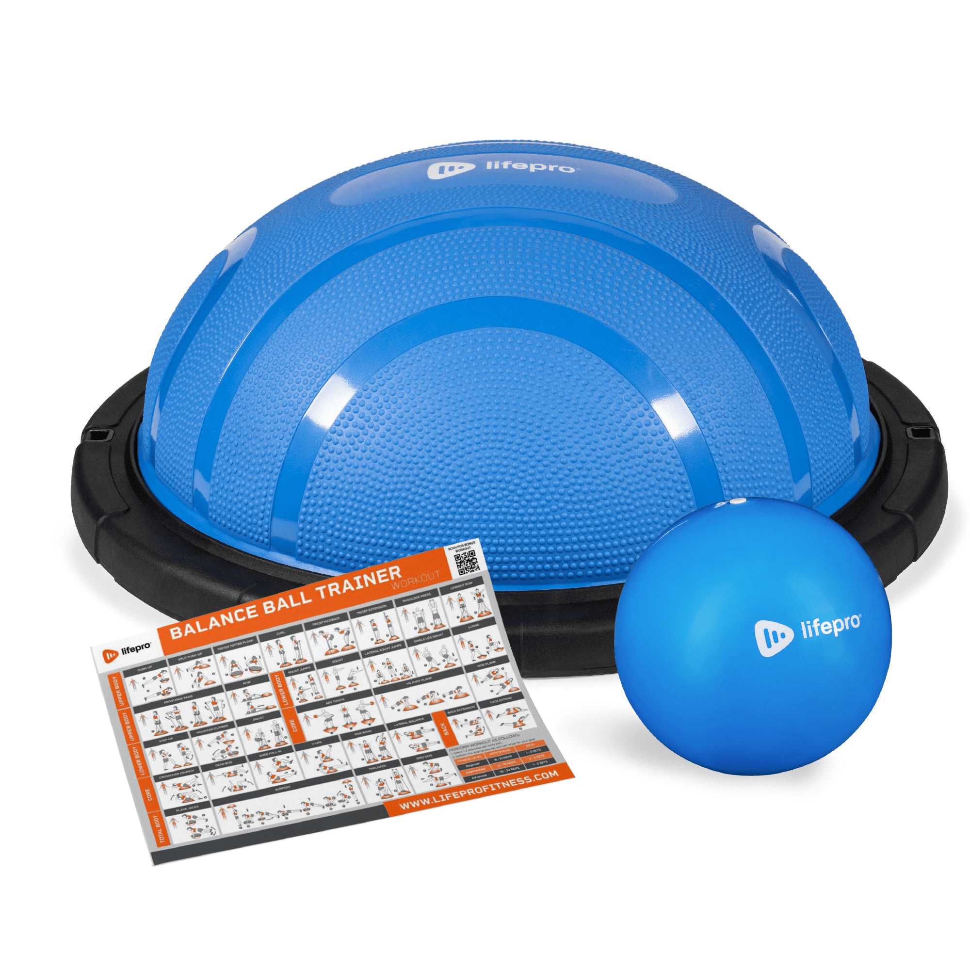 Horizon Fitness Balance Ball - Exercise Stability Ball for Core Workouts, Yoga & Pilates - Perfect for Home Gym, Office & Physical Therapy