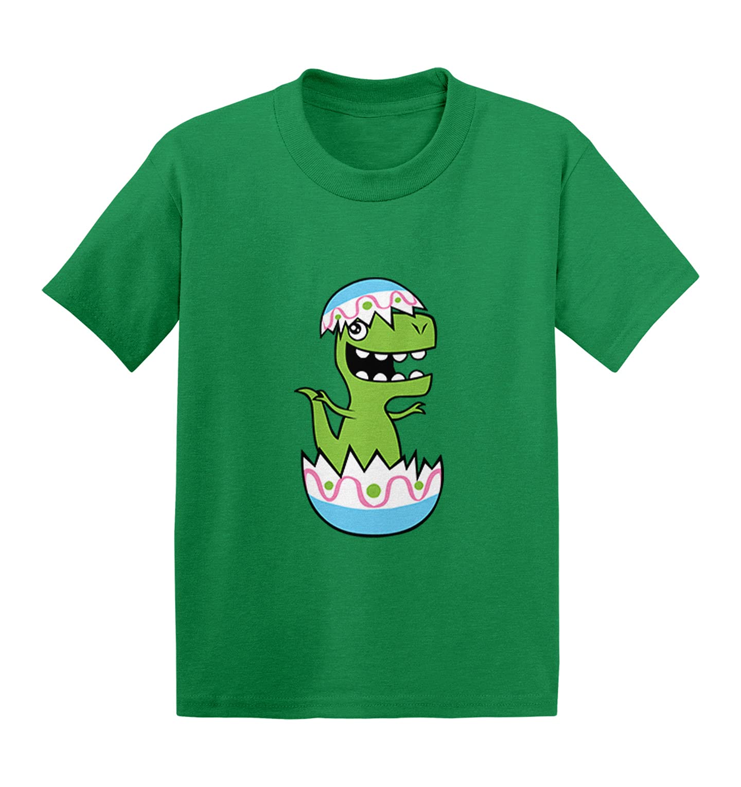 Easter Dinosaur T-Rex Dino Egg Hunt Baby Cotton T-Shirt - Cute Toddler Outfit for Easter Egg Hunting & Spring Celebrations