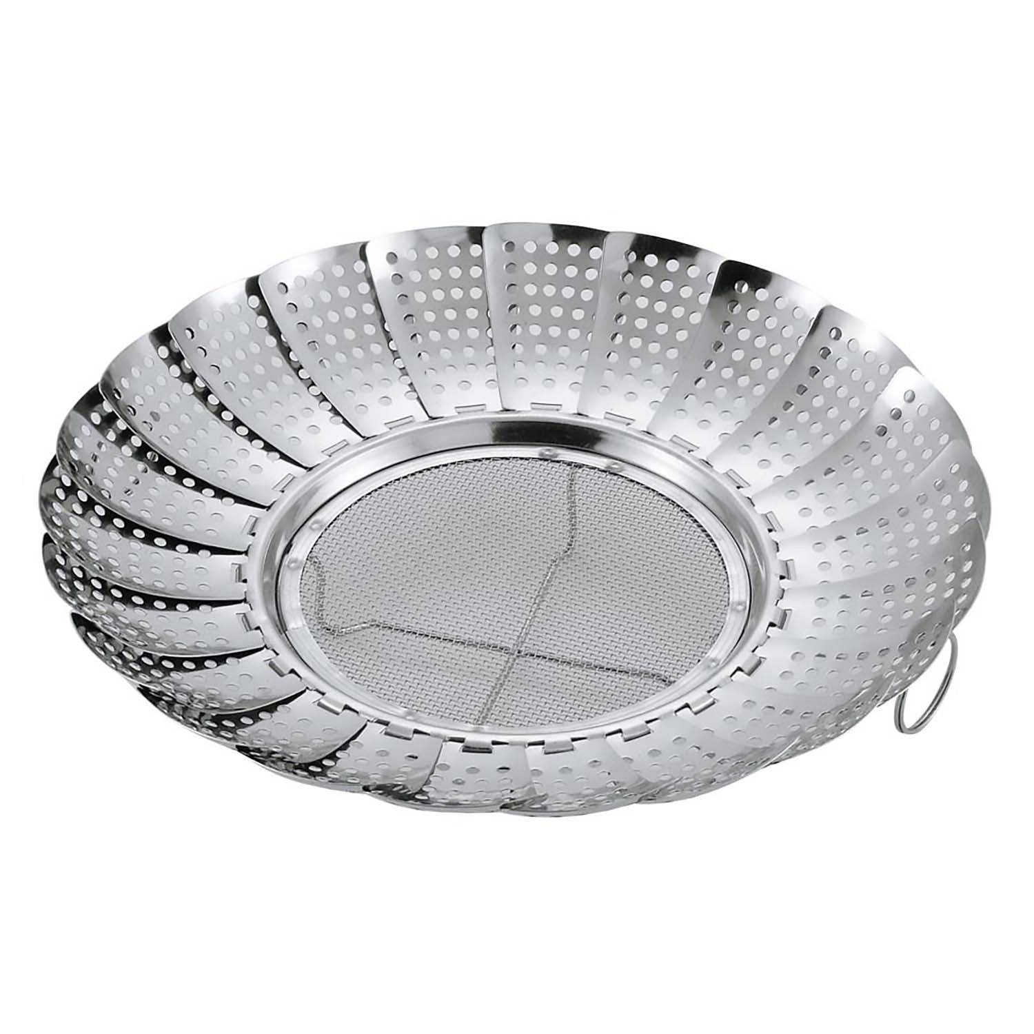 Premium EBM Stainless Steel Steamer Insert for Cooking Vegetables, Dumplings & Seafood - Perfect for Stock Pots & Pasta Cookware
