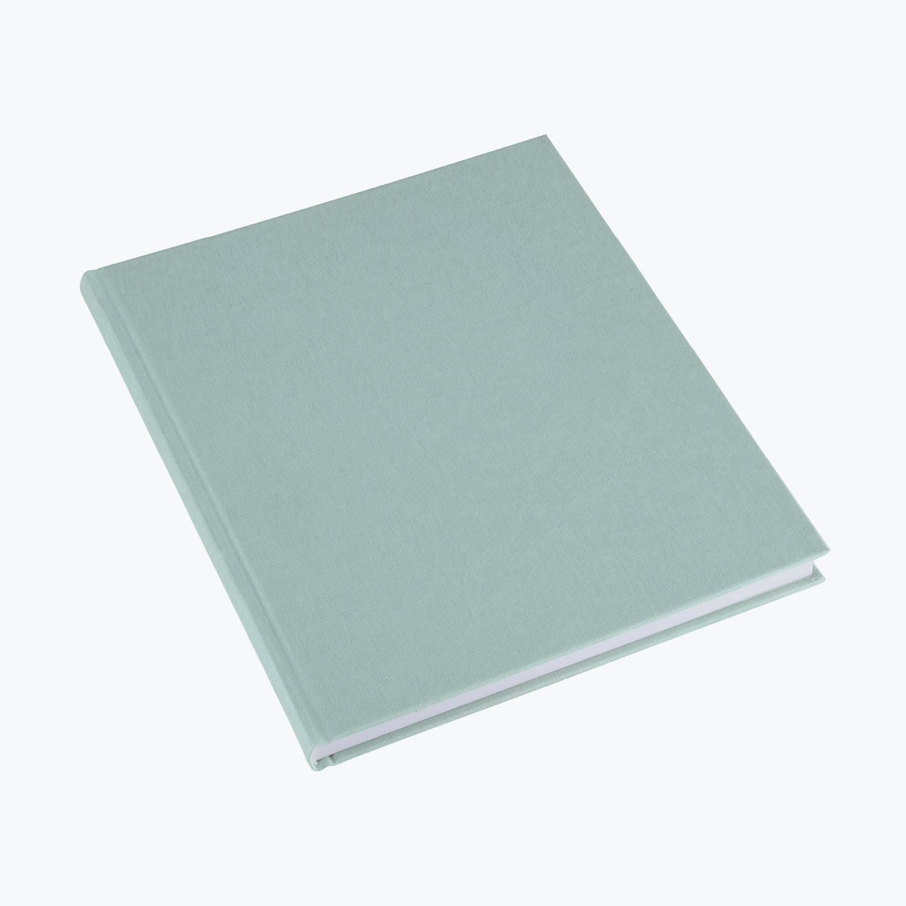 Premium Bookbinders Design Cloth Notebook - Large Size, Dusty Green Cover - Perfect for Journaling, Sketching & Office Use