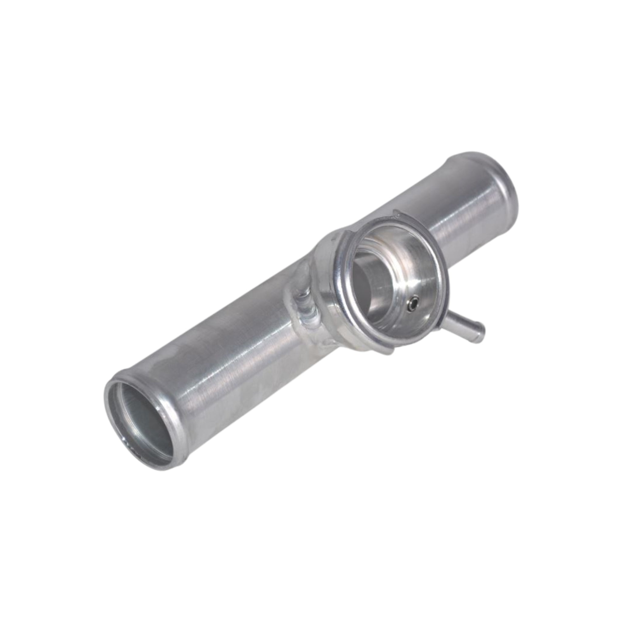 Aluminum Inline Radiator Hose Filler - Universal Coolant System Adapter for Car, Truck & Performance Vehicles - Easy Installation & Leak Prevention