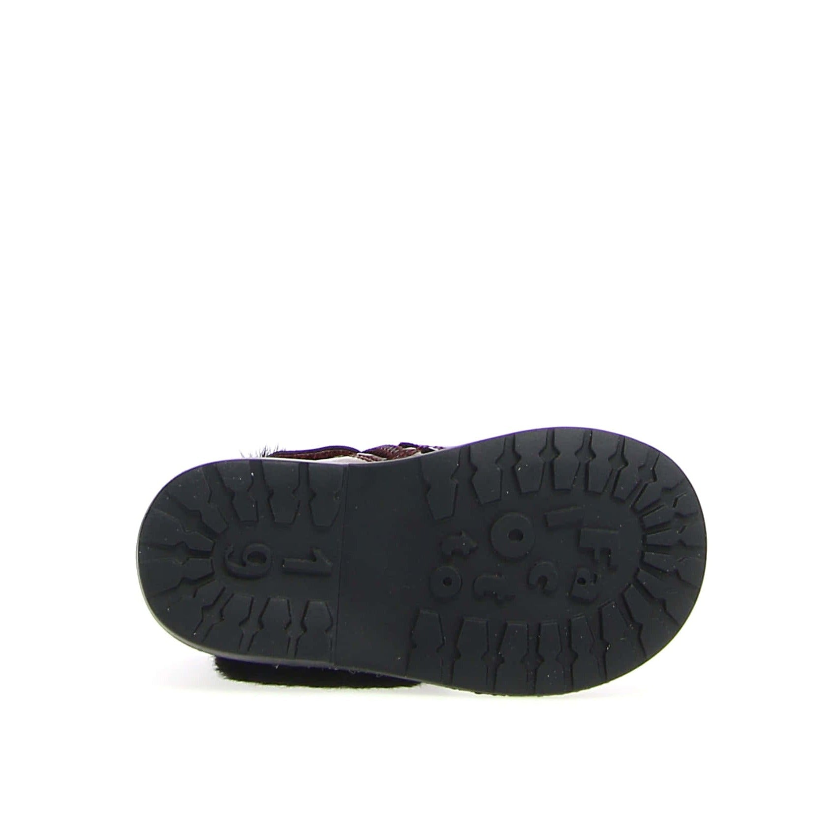 Falcotto Girls Winter Boots with Wooden Sole & Faux Fur Lining - Warm & Stylish Bordeaux Shoes for Toddlers & Kids - Perfect for Snow, Outdoor Play & Cold Weather