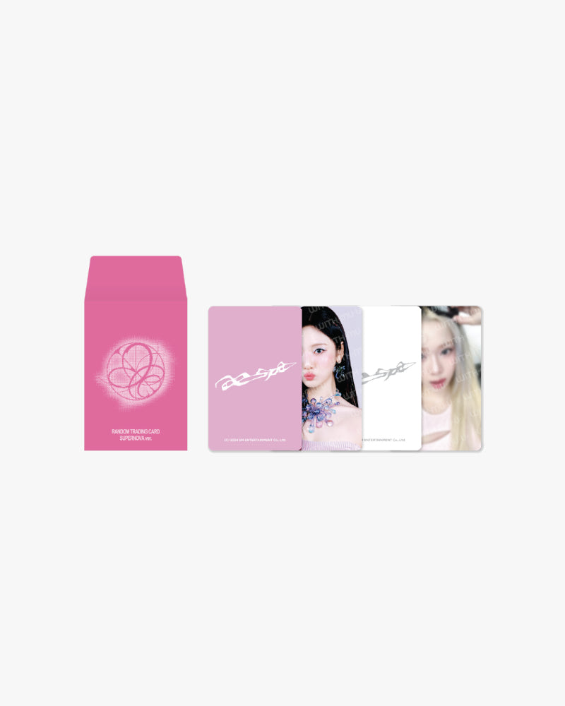 aespa 2024 Armageddon Official Merchandise Random Trading Card (A Version) - Kpop Album Collectibles for Fans & Gift Ideas