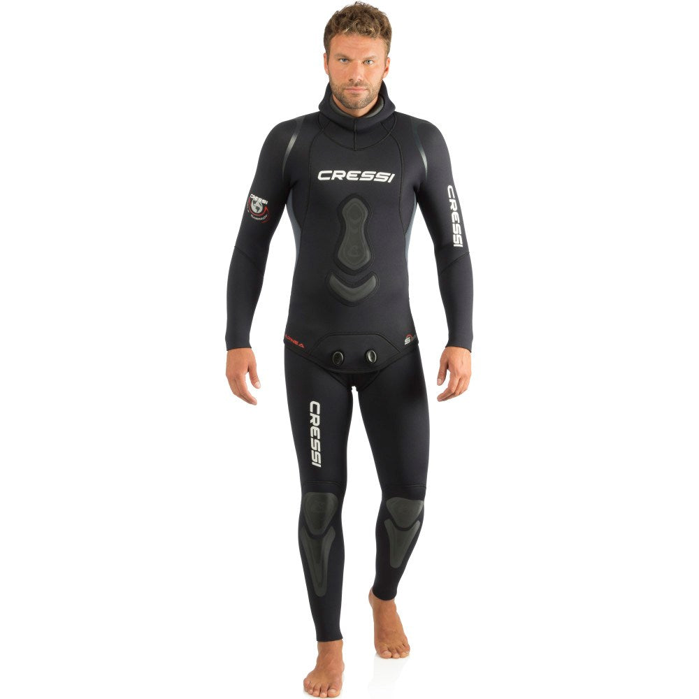 Cressi Apnea 3.5mm Open Cell 2-Piece Wetsuit for Men - Scuba Diving, Spearfishing & Cold Water Swimming