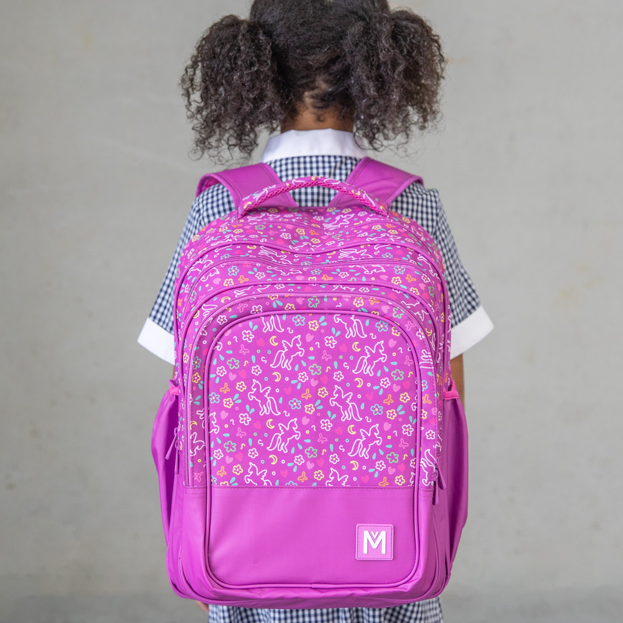 Montii.Co Unicorn Backpack for Women & Girls - Cute Waterproof School Bag with USB Charging Port, Perfect for School, Travel, and Daily Use