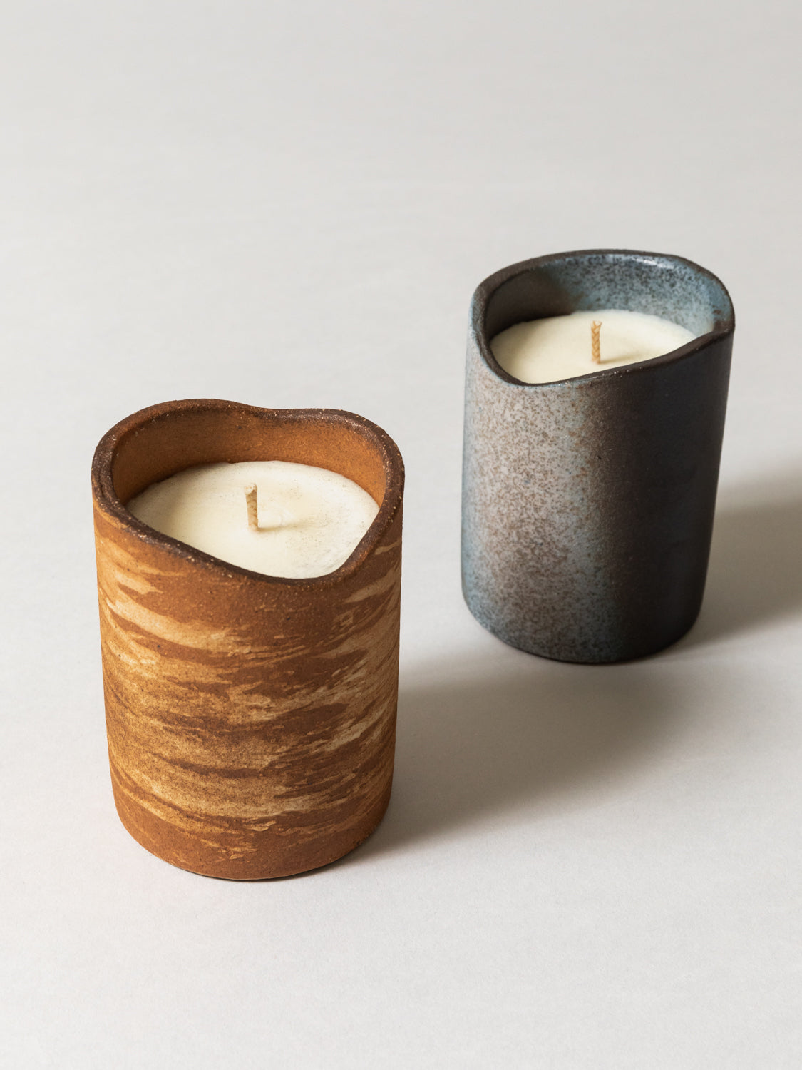 Huukyou Handmade Ceramic Candle Holder - Elegant Home Decor for Living Room, Bedroom, Wedding Centerpiece & Romantic Dinner Ambiance
