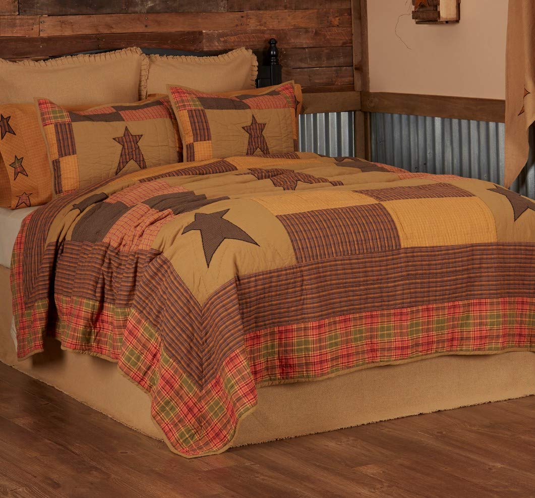 VHC Brands Stratton Luxury King Size Quilt 120