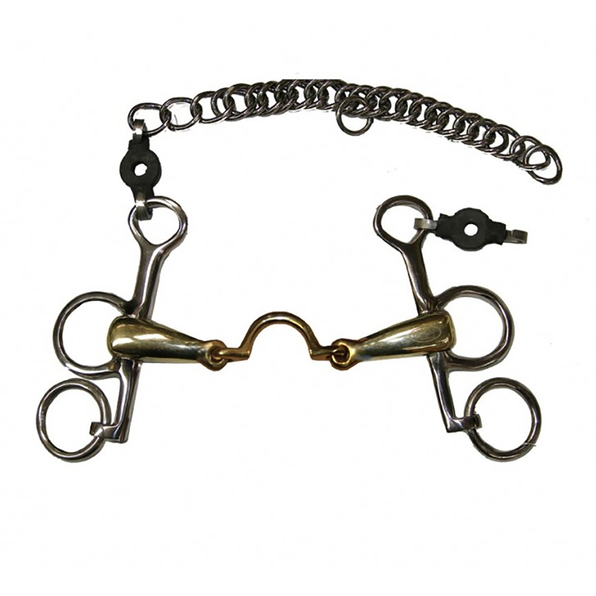 Jump'in High Port Short Shank Pelham Bit for Horses - English Riding & Dressage Training - Comfortable Control for Show Jumping & Equestrian Sports