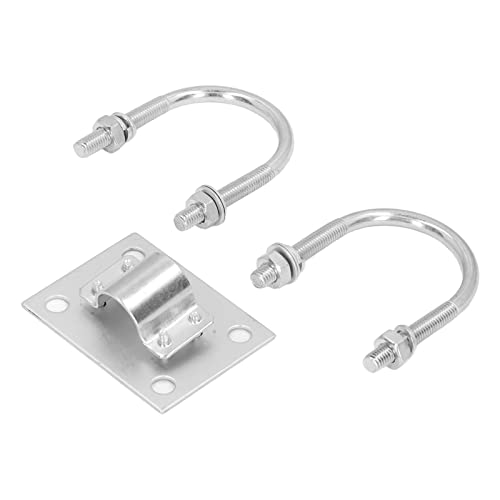 Stainless Steel U Bolt - Heavy Duty Rustproof Antenna Clamp for Furniture, TV Stands, Shelving & DIY Projects - Secure Mounting Hardware for Home & Outdoor Use