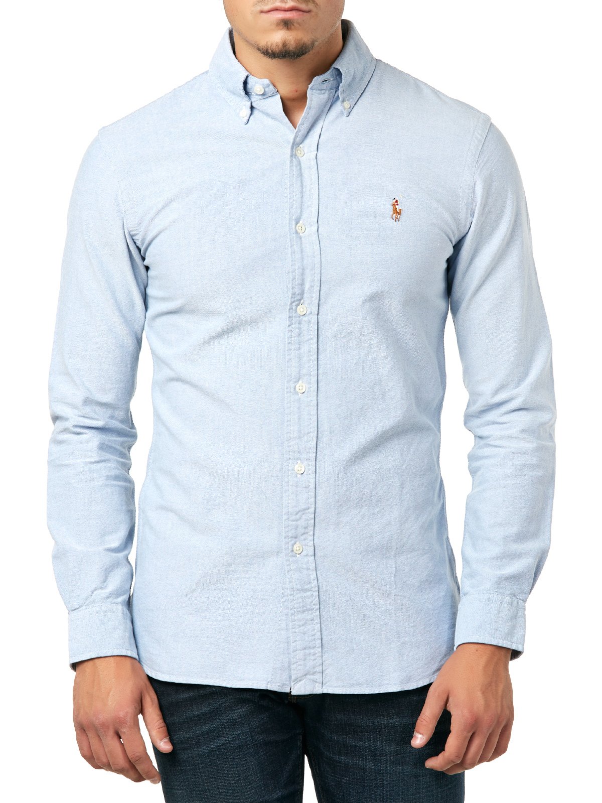 Ralph Lauren Men's Slim Fit Dress Shirt - Classic Oxford Button Down for Business, Office & Formal Wear