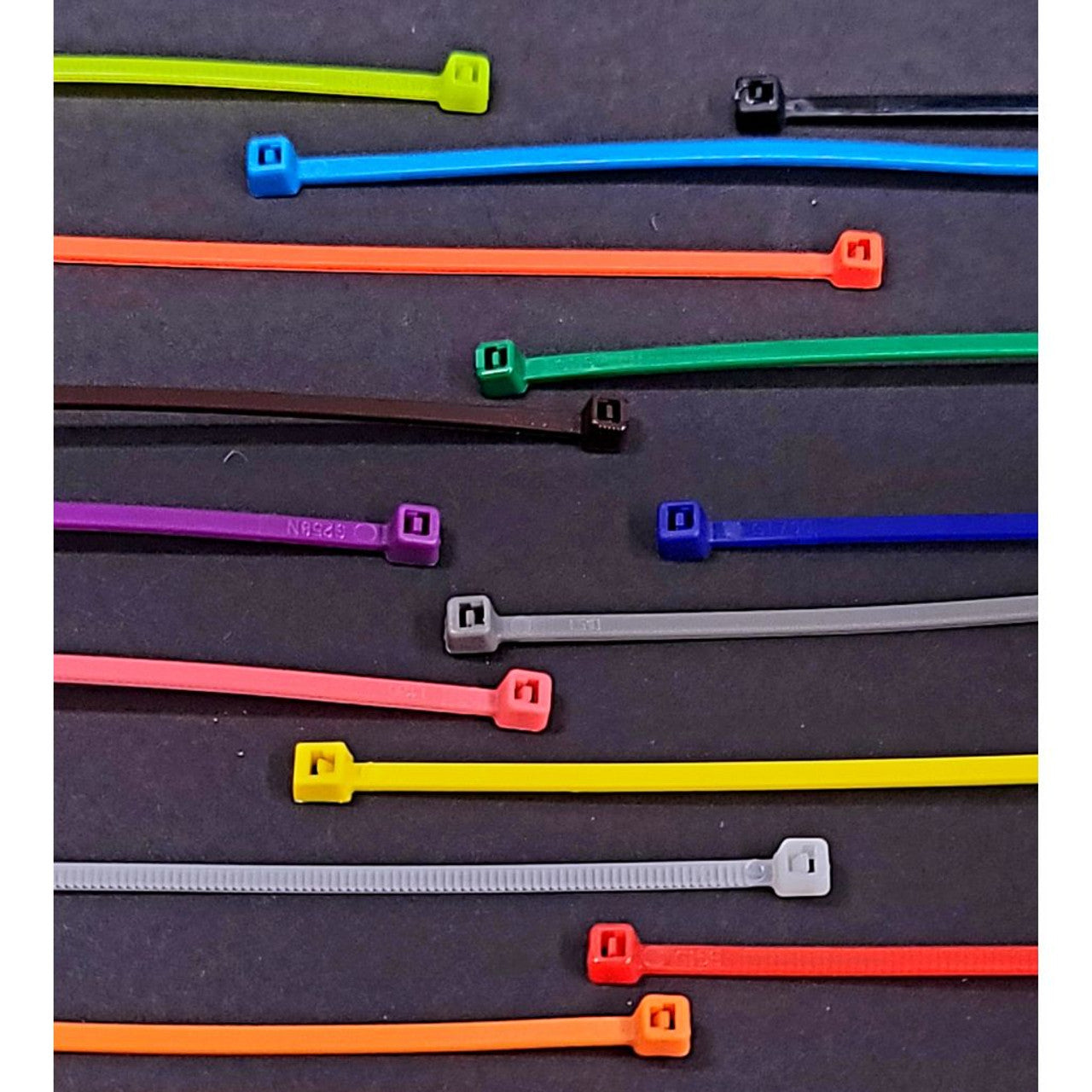 100-Pack 4 Inch Pink Cable Ties - Heavy Duty Nylon Zip Ties for Organizing Wires, Bundling Cables, Home Office & DIY Projects