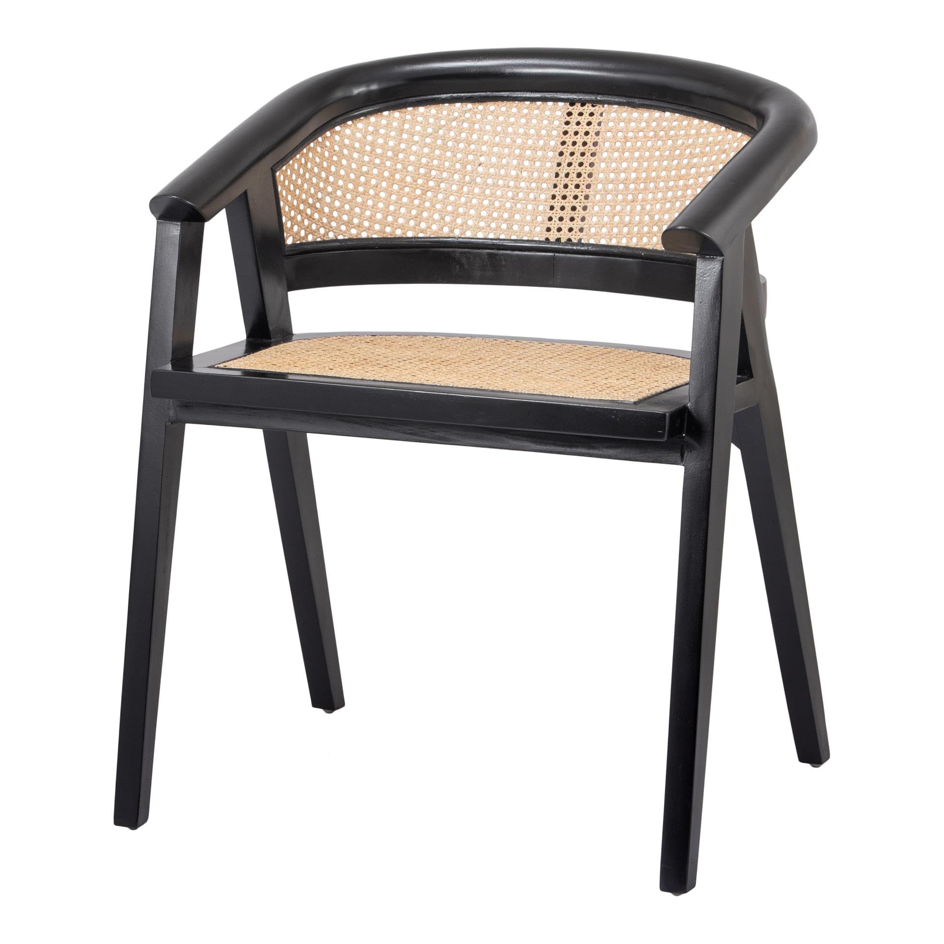 NPD Seine Dining Chair - Natural Wooden Dining Chair for Kitchen, Dining Room, and Outdoor Patio Use