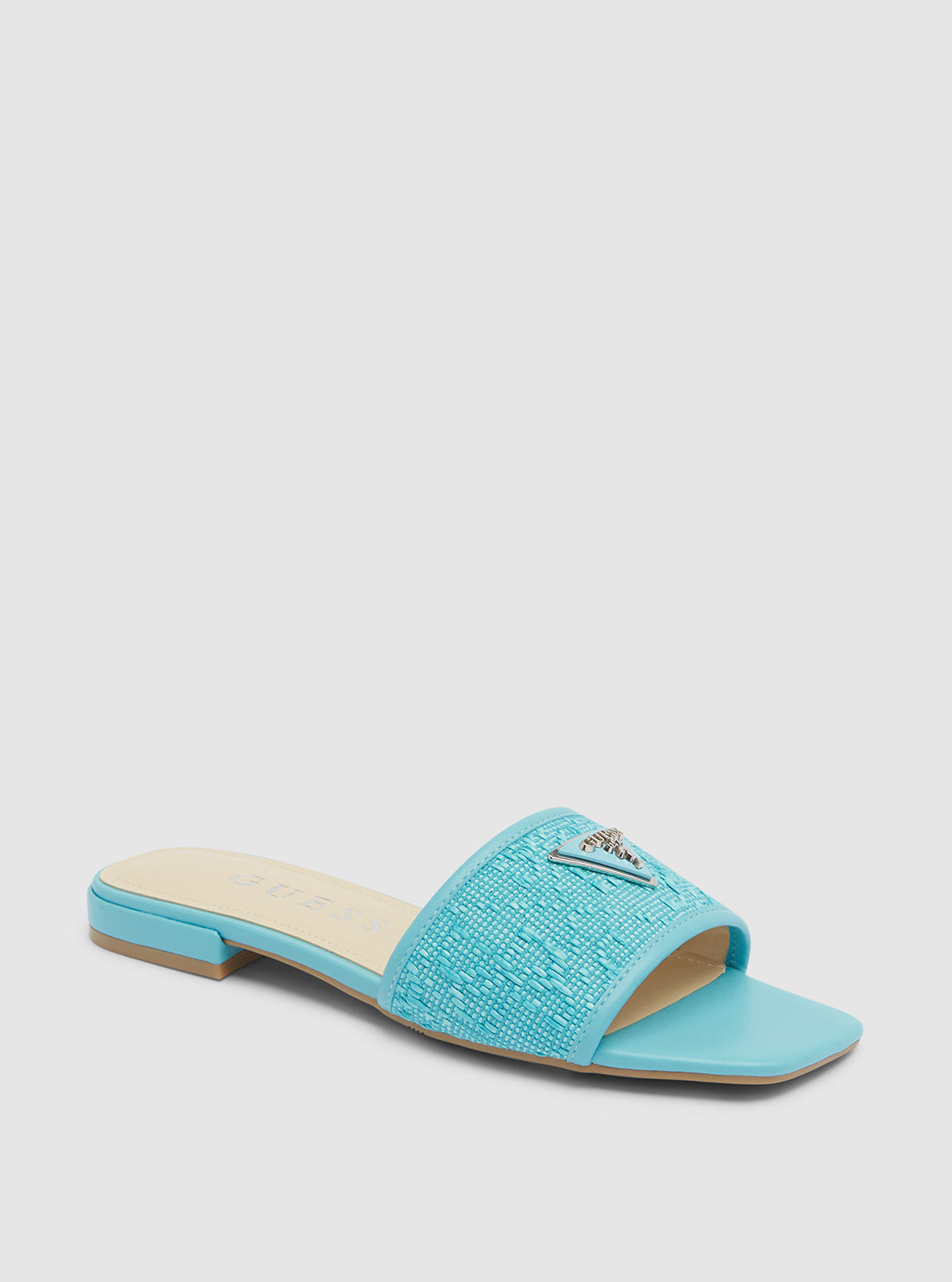 Blue Tamsey Slide Sandals for Women - Comfortable Summer Beach Slides with Soft Cushioning - Perfect for Pool, Vacation & Casual Wear