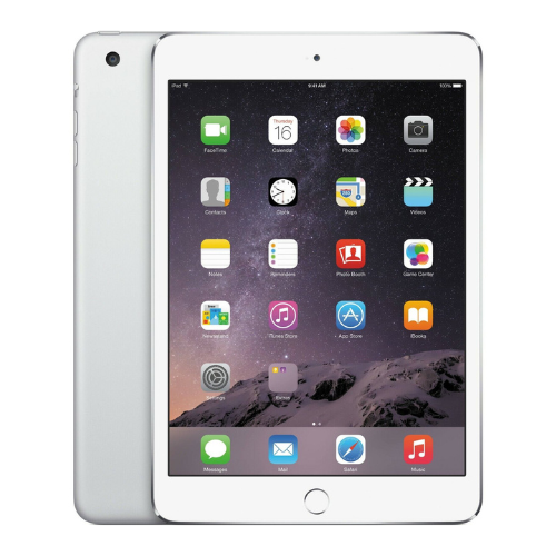 Apple iPad Mini 3 16GB Silver Wi-Fi - Latest iOS 12 Update | Compact Tablet for Work, Travel & Entertainment