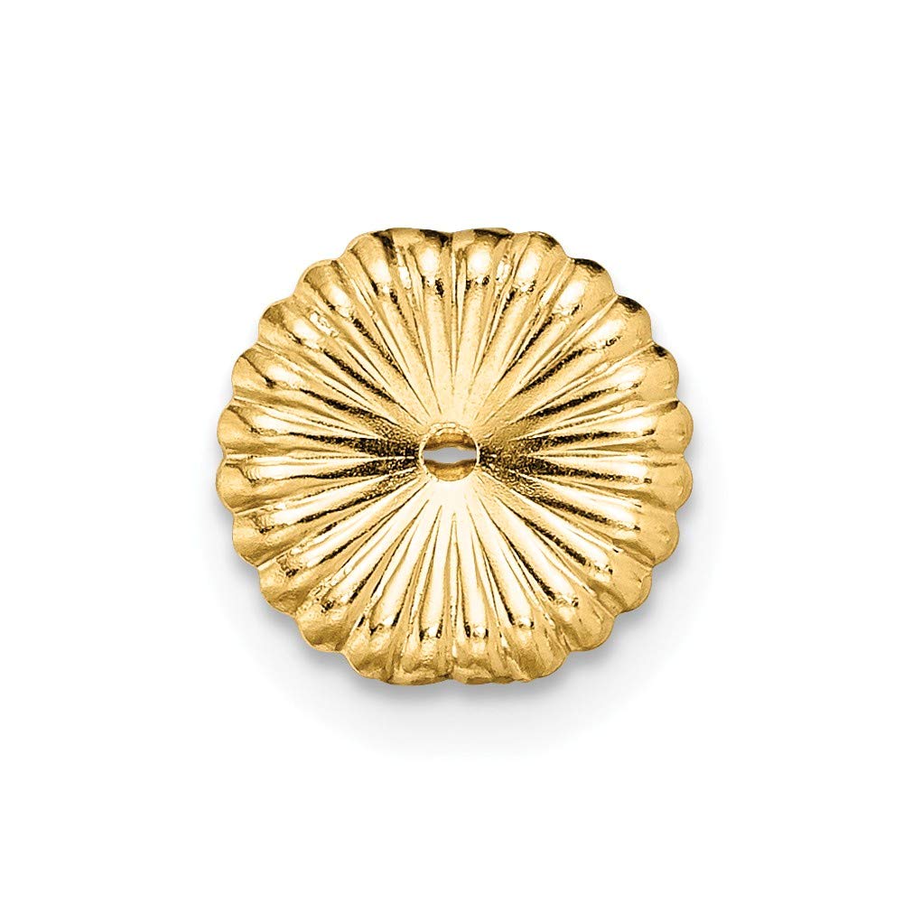 18K Solid Yellow Gold Earring Backs - Secure Earring Studs for Daily Wear, Special Occasions & Sensitive Ears