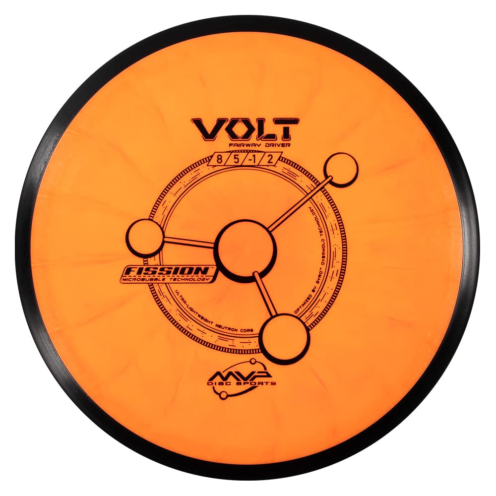 MVP Disc Sports Fission Volt Disc Golf Driver - Premium Distance Driver for All Skill Levels (Colors Vary) | Perfect for Tournament Play & Long-Range Shots