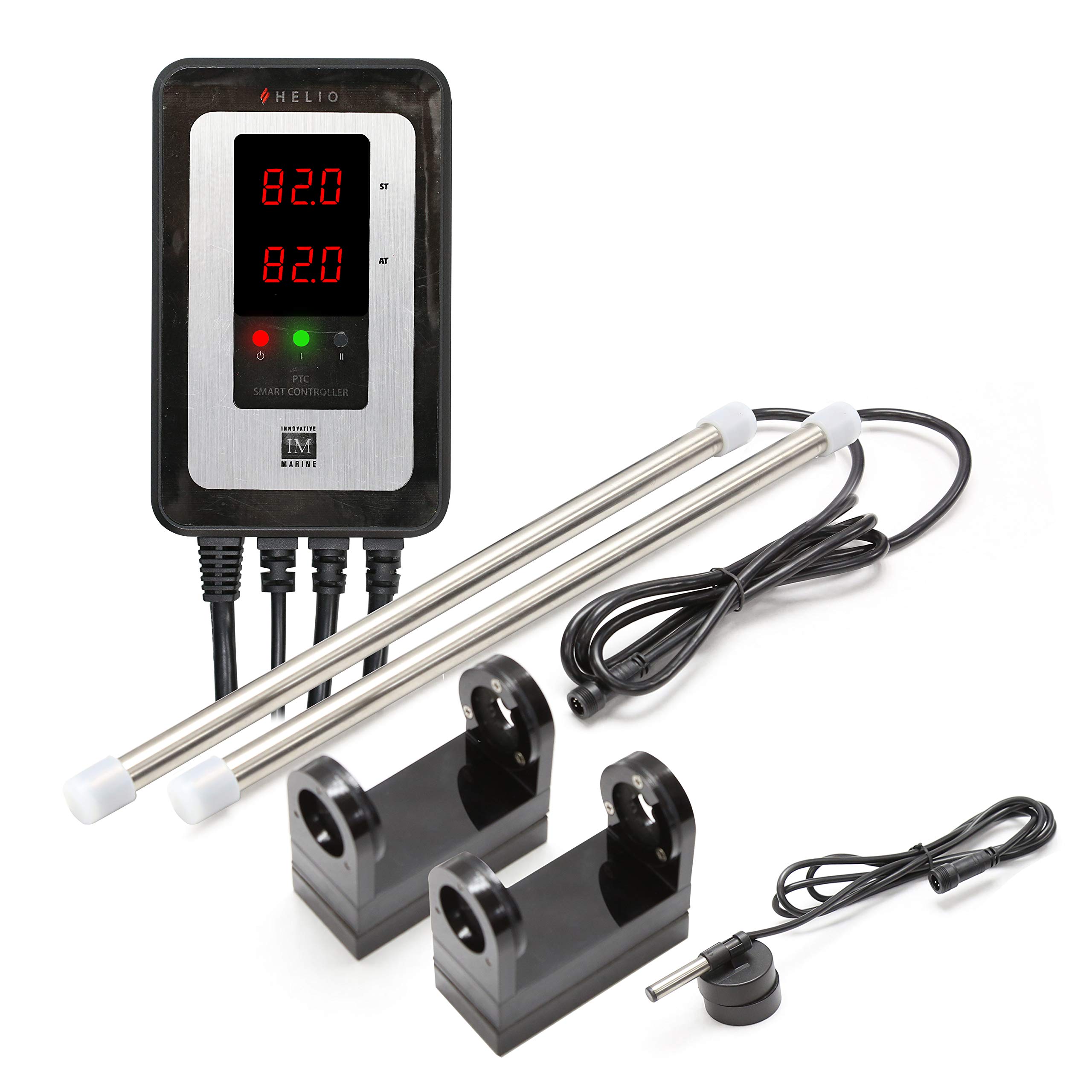 Innovative Marine Helio PTC Smart Reef Aquarium Heater 1000W (2x500W) - Energy Efficient Saltwater Tank Heater for Coral & Fish - Perfect for Large Reef Aquariums & Marine Ecosystems
