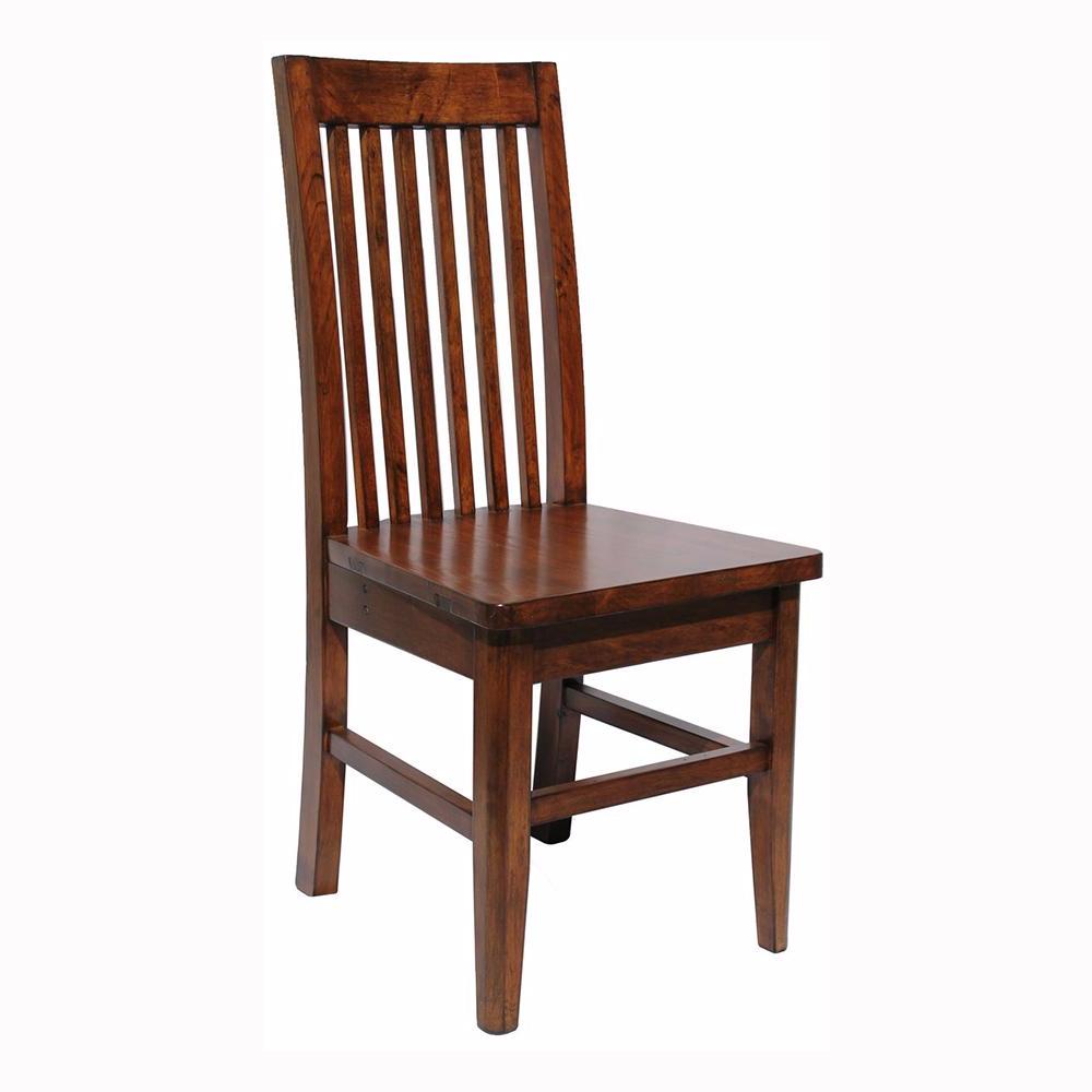 Stylish Irish Coast Slat Back Chair in African Dusk Finish - Perfect for Patio, Garden, and Outdoor Relaxation