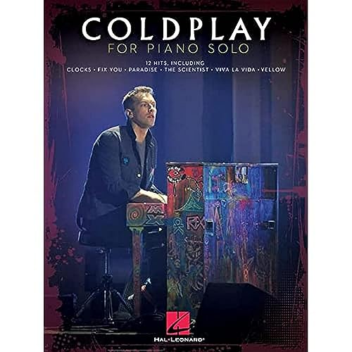 Coldplay Piano Solo Sheet Music Book - Easy to Advanced Piano Arrangements for Fans | Perfect for Home Practice, Performances & Gifting