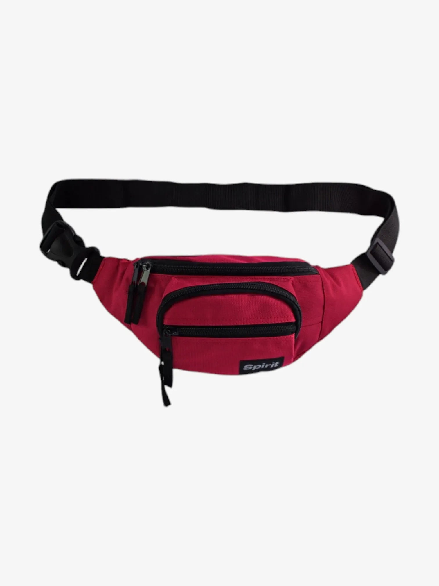 Spirit Basic R7110 Waist Bag - Red Crossbody Fanny Pack for Running, Hiking & Travel - Hands-Free Convenience for Outdoor Activities