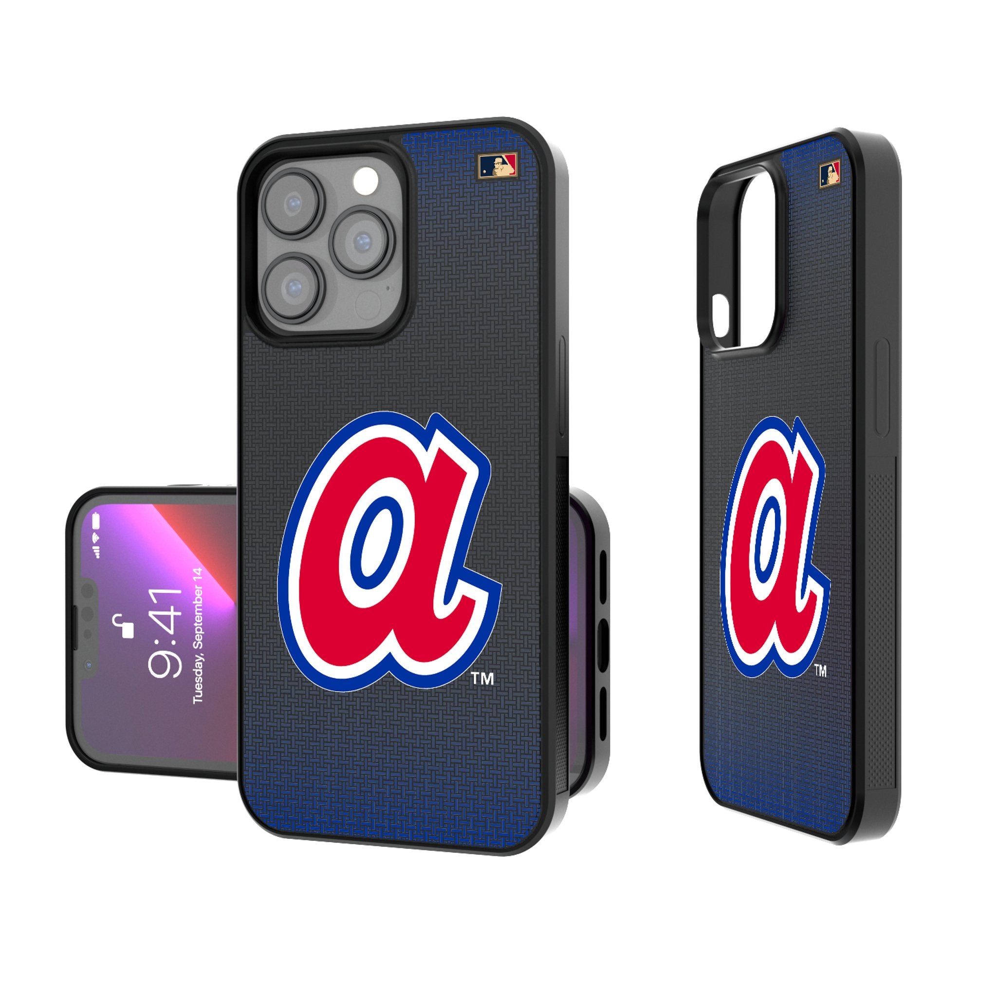 Atlanta Braves 1972-1980 Cooperstown Collection Linen Bumper Phone Case - Perfect for Baseball Fans & Vintage Sports Enthusiasts