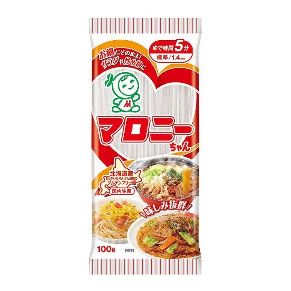 Malony Dried Starch Japanese Noodles 100g - Authentic Asian Ramen for Quick Meals & Home Cooking
