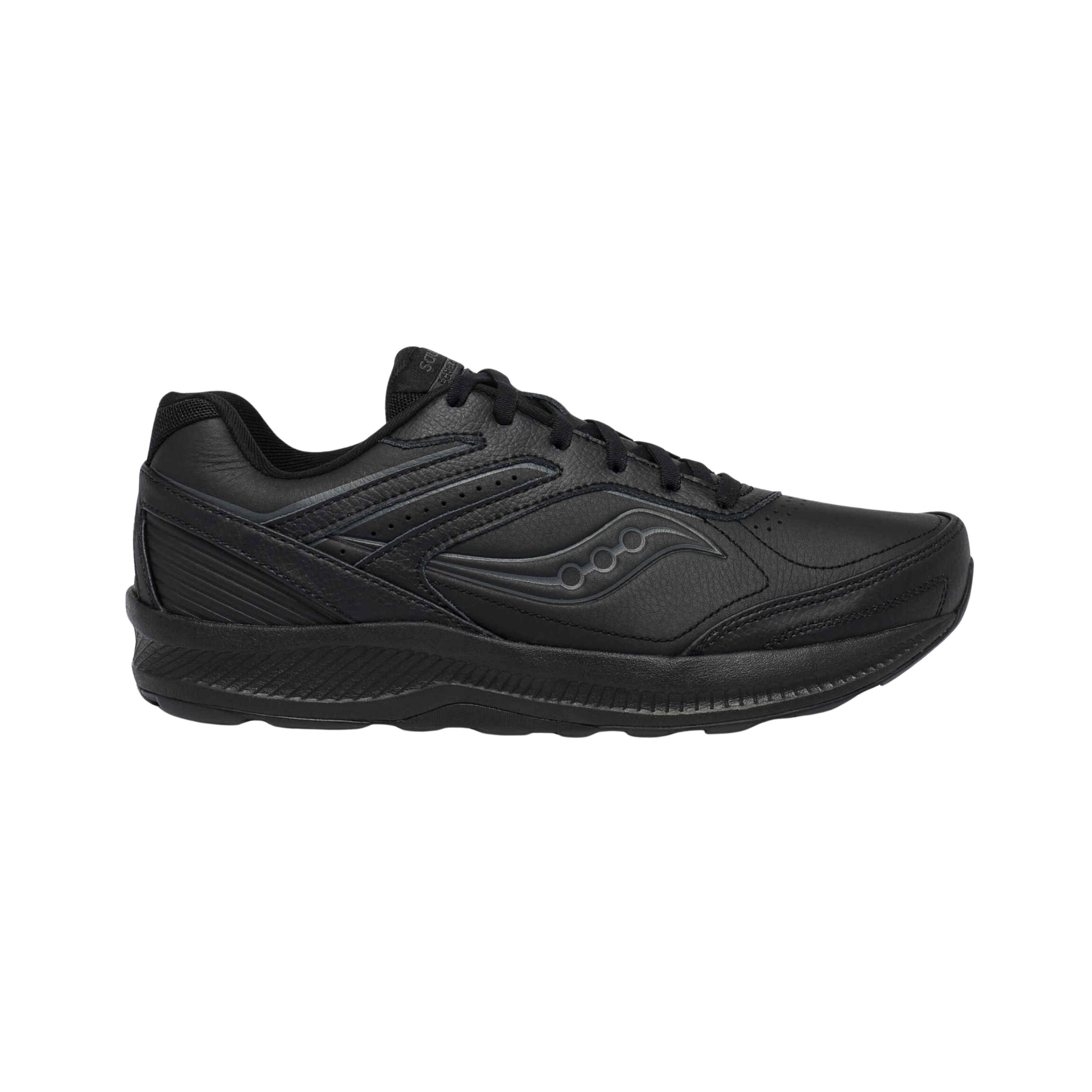 Women's Echelon Walker 3 Black Comfortable Walking Shoes - Regular Width for Casual Wear, Work & Everyday Use